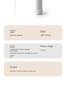 Escova Elétrica Sem Fio Multiuso – Limpadora Potente para Cozinha, Banheiro e Louças