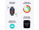 Apple Watch SE 44mm (GPS) – Alumínio Midnight + Pulseira Esportiva Midnight M/G
